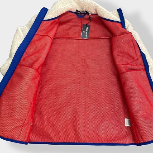 Polo Ralph Lauren Polo Sport Pile Fleece Jacket Mens size Medium Nee with Tags - Picture 7 of 11